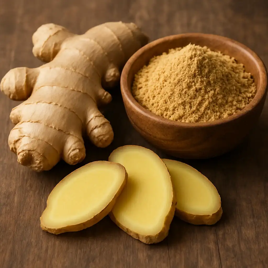 Ginger Root Extract with a small bowl of extract