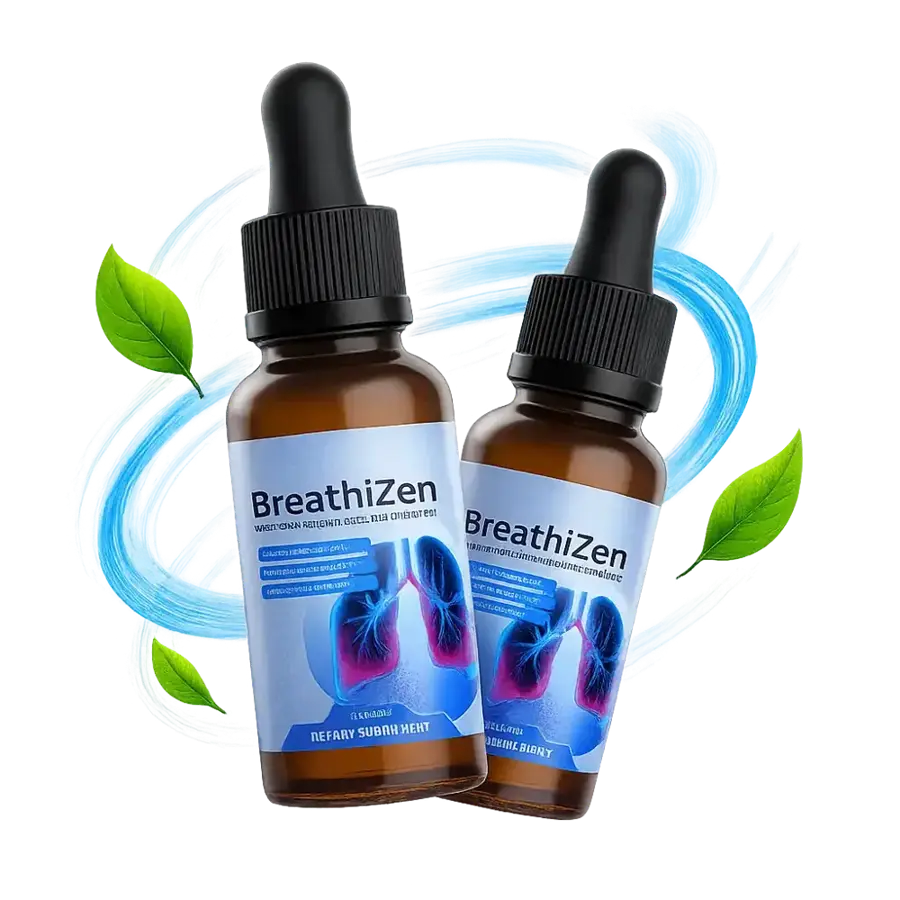 Two bottles of BreathiZen oral spray